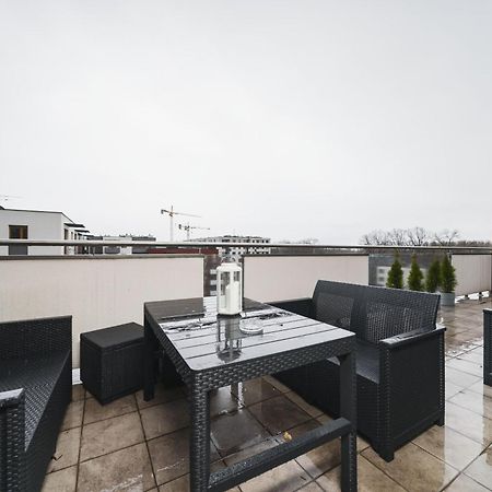 Ferienwohnung Apartament Z Tarasem Oraz Podziemnym Parkingiem Krakau Exterior foto
